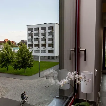 Appartements am Bauhaus Dessau-Rosslau Exterior foto